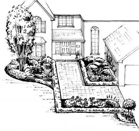 Front Yard Landscape Design: A sample shopping list 3 - landscape