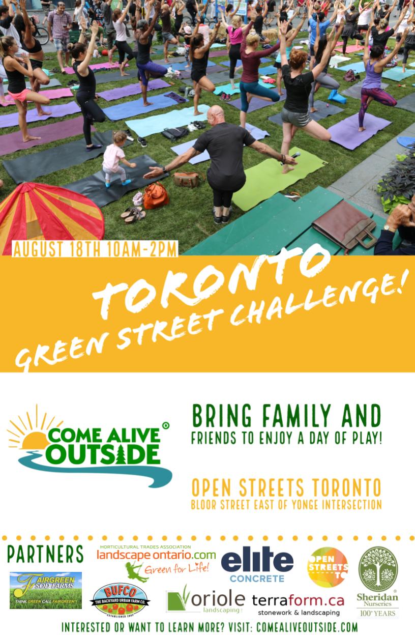 Green Street Challenge Toronto flyer
