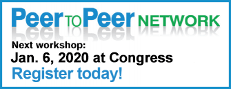 peer to peer jan. 6, 2020 at Congress. Register today!