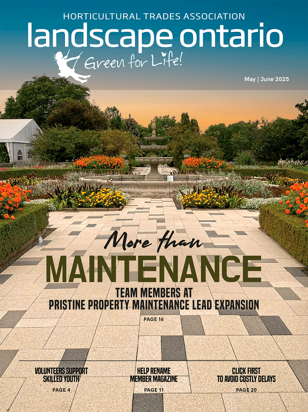 Cover of Landscape Ontario magazine