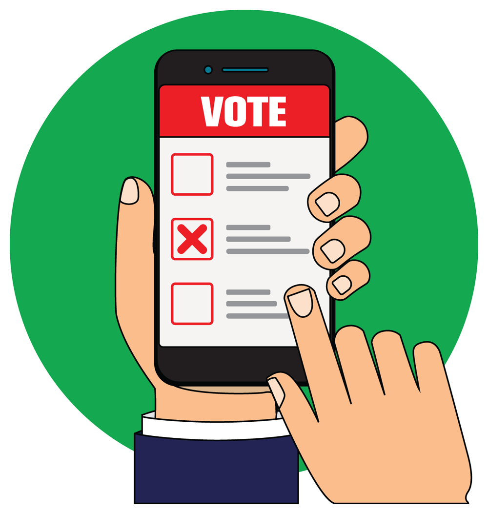 vote online graphic
