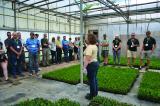 The tour took a look at Sheridan Nurseries’ production facilities.