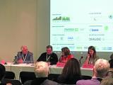 Keynote panel left to right, Tony DiGiovanni; Paul Ronan, OPA; Christine Zimmer, Credit Valley Conservation and Janet McKay, LEAF and Green Infrastructure Ontario Coalition.