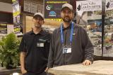 Ben and Nick Fraser at the Sarnia Home Show, proudly displaying their LO member status.