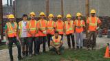 St. Clair College students worked with chapter member volunteers to build a legacy garden in Windsor.