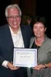 Tony DiGiovanni with Karen Michaud, executive director, Alumni Association of the Niagara Parks School of Horticulture.