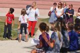 Students release a butterfly at Waterloo Chapter’s Greening Schoolyard project.