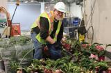 As seen by the long list of names on this page, it takes many volunteers, such as Gerrit Tervrugt to make Canada Blooms a success.