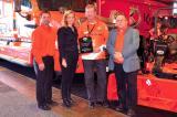 With over 600 exhibitors at Congress this year, judges had a hard time deciding on the best booth awards. In photo, Kubota Canada National Marketing Manager Rob Allison holds the Paul J. Day Award for best in show presented by, left to right, trade show committee member Michael LaPorte CLT, trade show manager Heather MacRae and trade show committee chair Terry Childs.