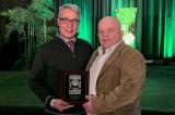 Jeff McMann (left) accepts his award from John Stewart, Past President, ISA Ontario.