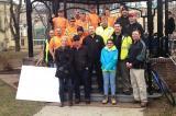 LO members were joined by the local community on Apr. 26 to clean up the grounds of St. James Park in Toronto.