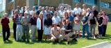 The June issue of Horticulture Review announced that Landscape Ontario was now mortgage-free on the property in Milton purchased in 1995. To celebrate, board members and staff gathered for a photo outside the home office. 