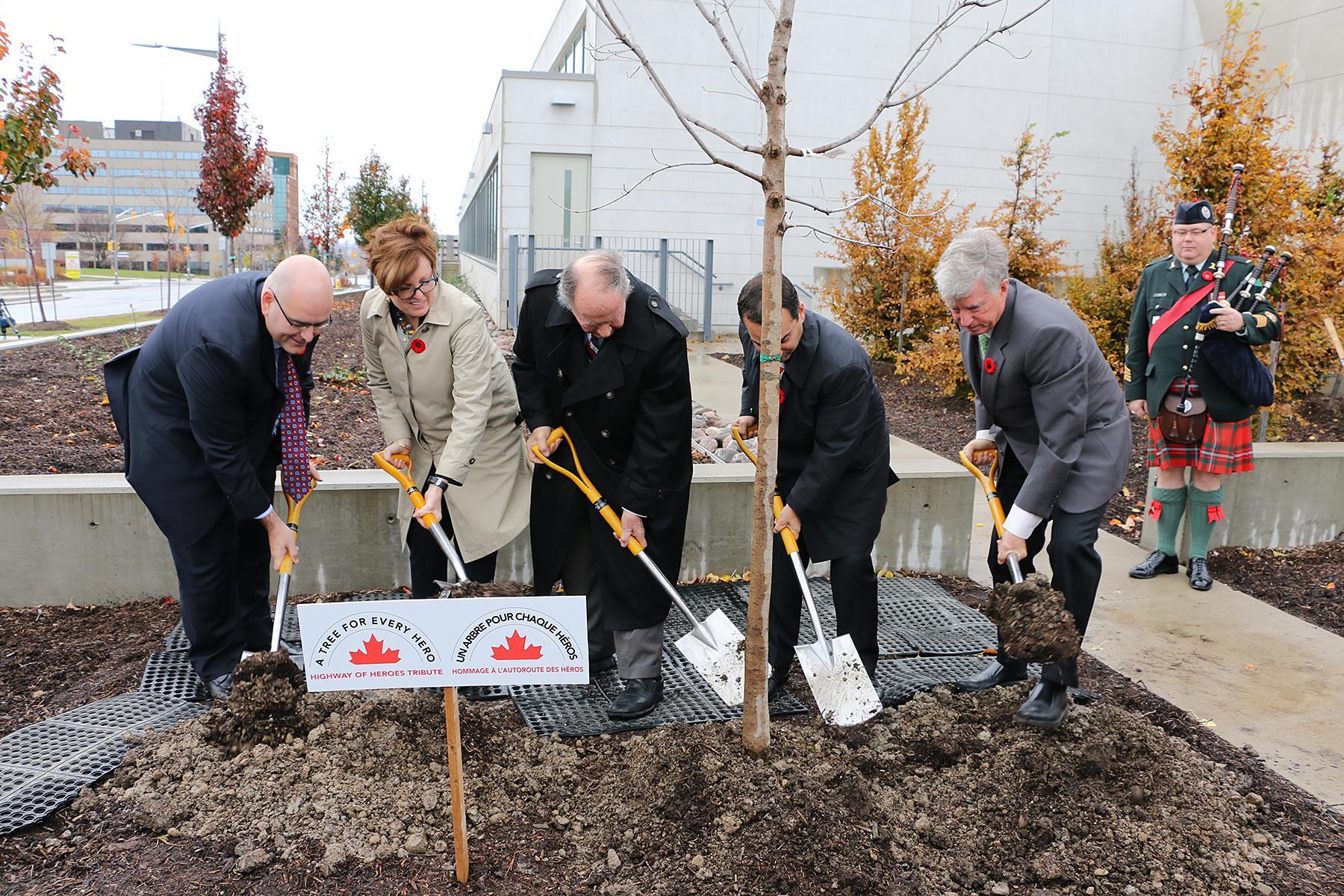 Ceremonial tree planting