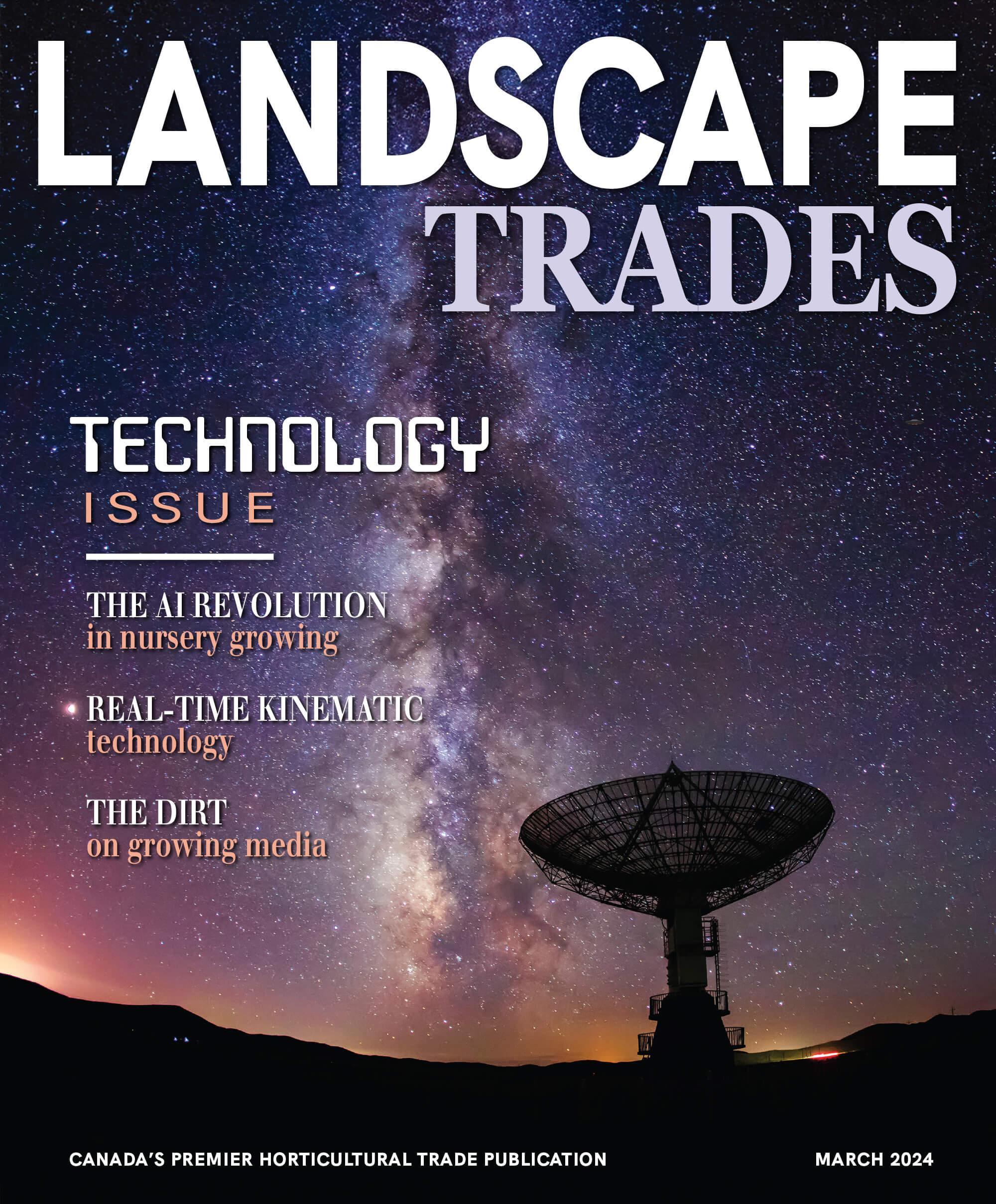 Landscape Trades magazine cover