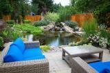 Genoscape specializes in environmentally responsible landscapes and often incorporate ponds and water features in their designs.