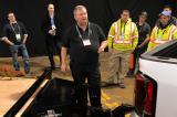 Trade show attendees learn proper vehicle safety on the show floor at Congress.
