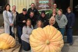 All Treat Farms grew a giant pumpkin that weighed 921 lbs. 
