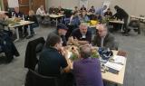 Round-table discussions allowed educators to share resources and brainstorm ideas to address current challenges.