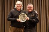 Landscape Ontario’s Denis Flanagan (right) caught up with Sean James, owner of Sean James Consulting & Design, at the London Plant Symposium to present him with the 2020 Garden Communicator’s Award.
