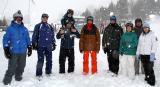 Georgian Lakelands Chapter’s annual ski event was blessed with 20 cm of snow throughout the day.