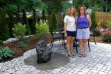 Mother and daughter team, Danielle and Anne Marie Rancourt of Tydan Landscapes in London, proudly showed off their work at the Landscape of Excellence Garden Tour.