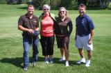 Georgian Lakelands chapter president Michael LaPorte with Lois Pudden, Courtney Melton and John Renaud at the chapter’s golf tournament.