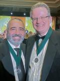 Haig Seferian (left), with Ron Koudys at the ASLA awards banquet in Nashville, Tenn.