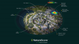 NatureQuant utilizes diverse data inputs to compute NatureScore™ – a measurement of the natural elements that optimize your health within a one-km radius of your location.