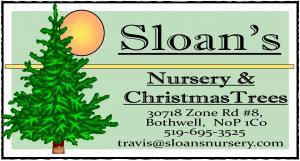 Sloan's Nursery & Christmas Trees logo