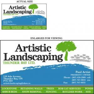 Artistic Landscaping (Thunder Bay Ltd.) logo