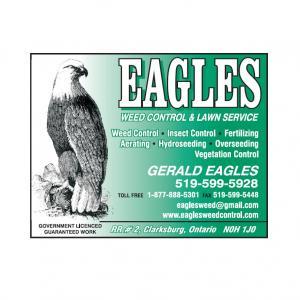 Eagles Weed Control and Lawn Service logo