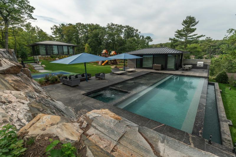 2019 - Residential Construction - Over $1,000,000 - The ultimate entertaining zone featuring pool, hot tub, basketball court and playground area. 