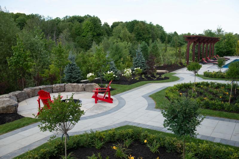 2020 - Residential Construction  - $100,000 - $250,000 - Parterre inspired gardens on a massive ravine estate. 
