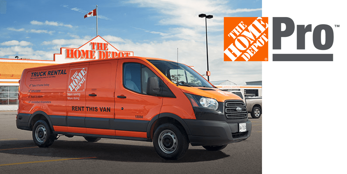 Home Depot Pro web wide