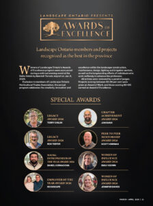 cover of award winners special section