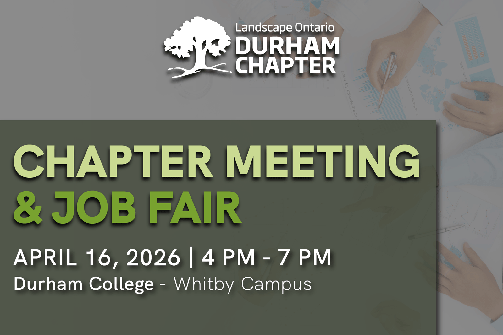 Durham Chapter Meeting and Job Fair graphic