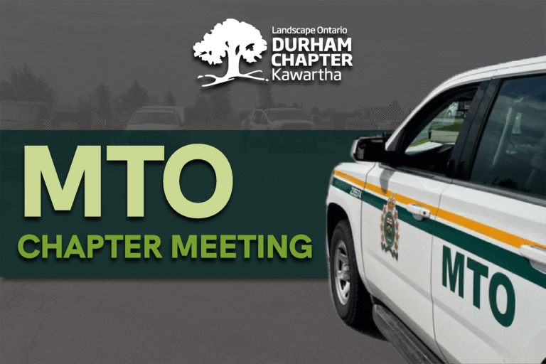 Durham-Kawartha Chapter MTO Chapter Meeting graphic