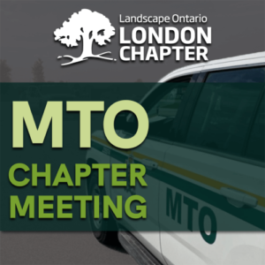 Graphic for London MTO Chapter Meeting