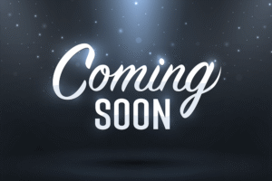 Graphic that says Coming Soon