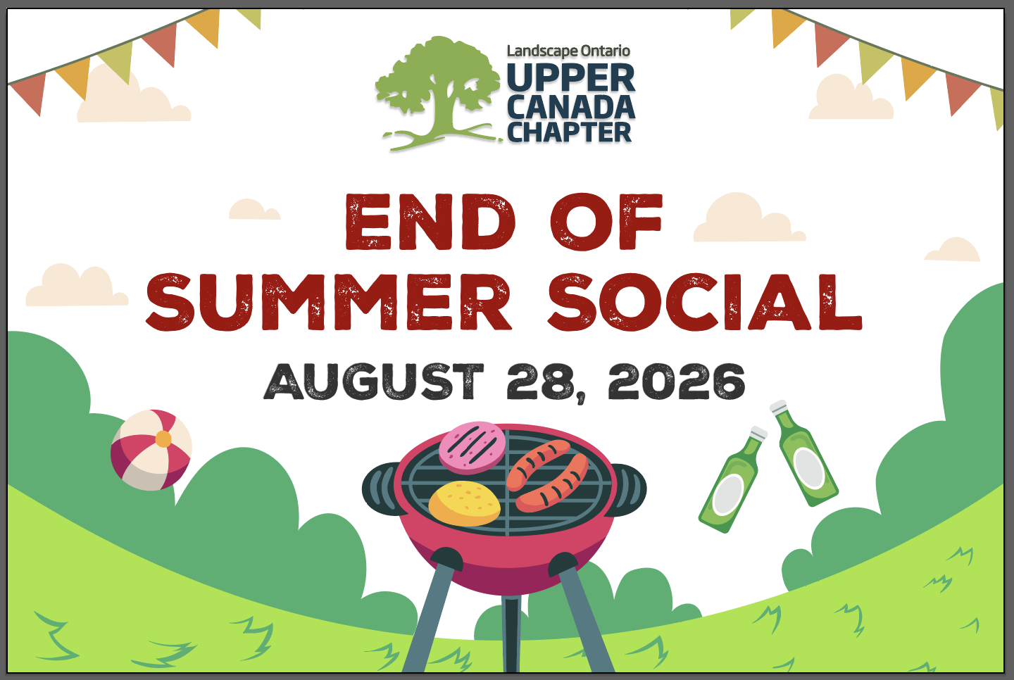 End of Summer Social Banner
