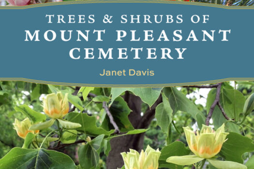 Cover of a book titled 'Trees & Shrubs of Mount Pleasant Cemetery'